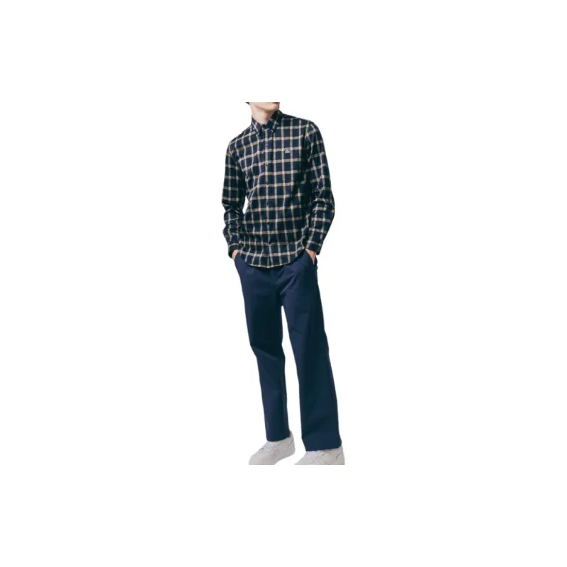 LACOSTE Shirt Men's Marine Blue-2