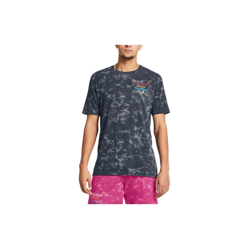 Under Armour T Shirt Men's Downpour Gray-2