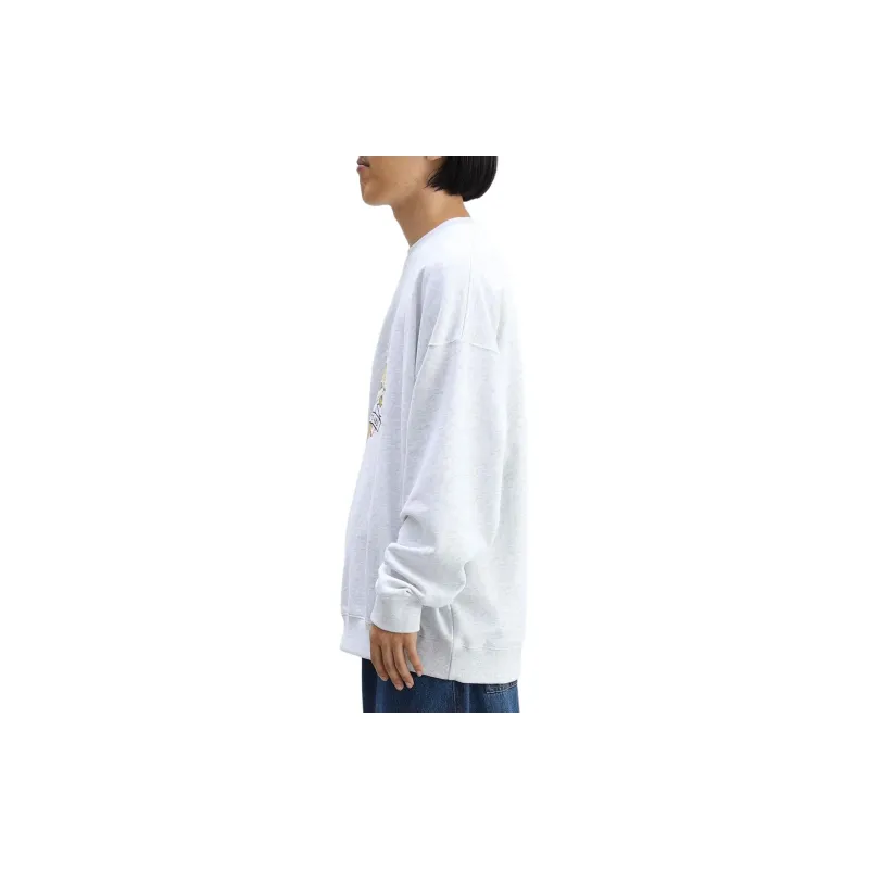 Beams HEART Sweatshirt Men's Light Gray-3