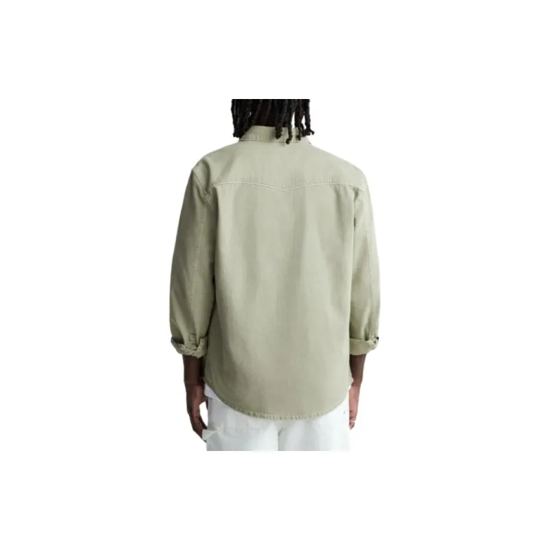 ZARA Shirts Men Light Green-4