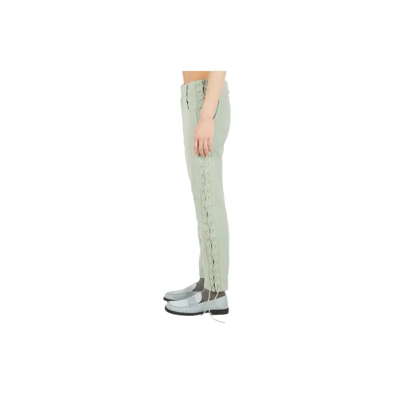 ECKHAUS LATTA Lace up Straight Trousers-4