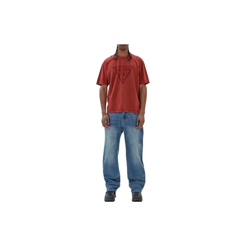 GUESS T-Shirts Men Red-1