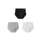 A Set-High-Rise Caramel Ambiance-Black+Gray+White (3 Pack)