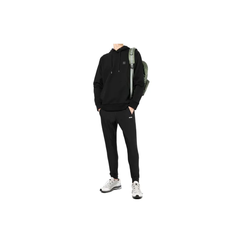 Boss Chest Logo patch Detail Hoodie-1