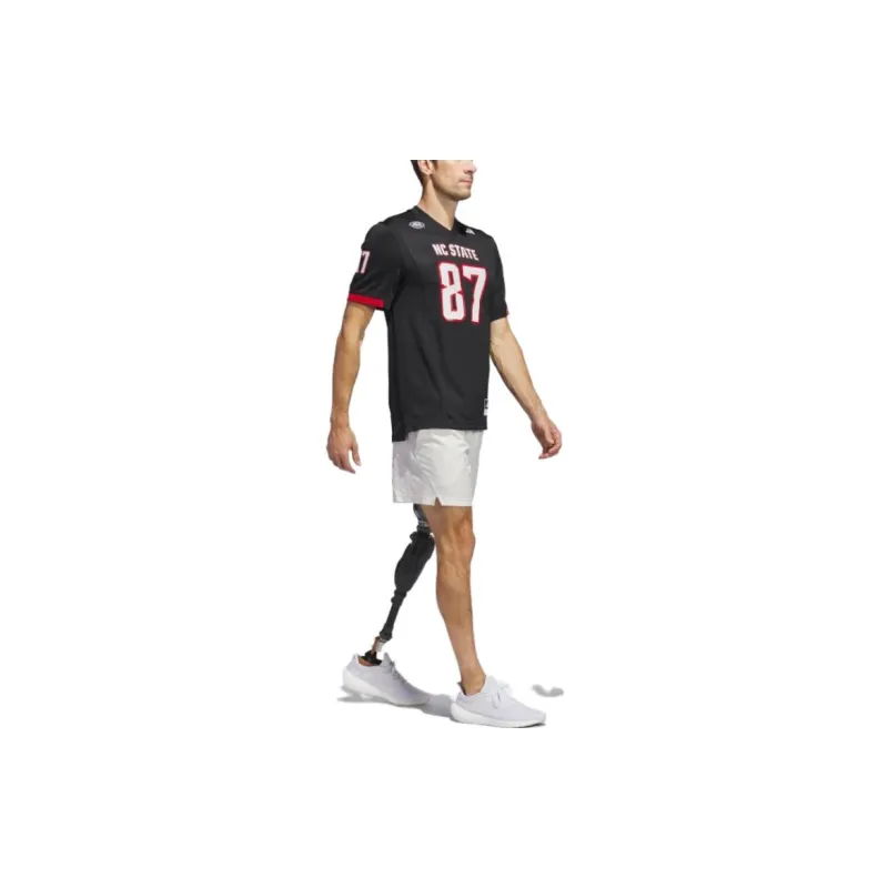 Adidas North Carolina State Football Off Field Ghost Jersey-3