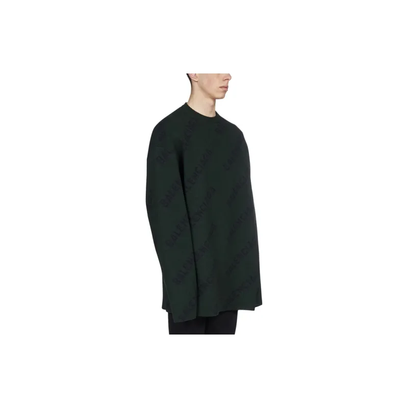 Balenciaga Sweaters Men Green-4
