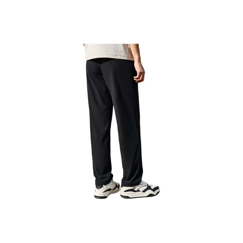 Anta Variety Training Collection Knitted Sweatpants Men's Basic Black-2