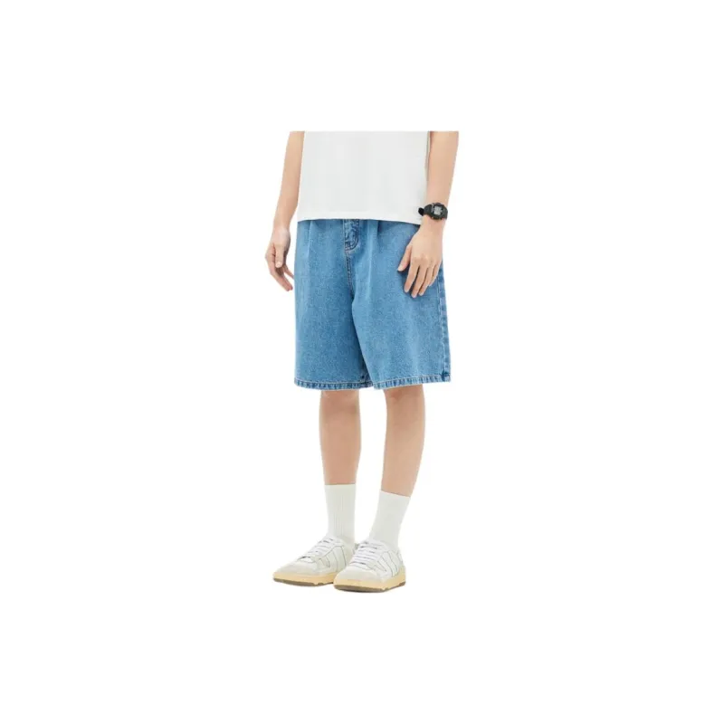GXG Denim Shorts Men Blue-1