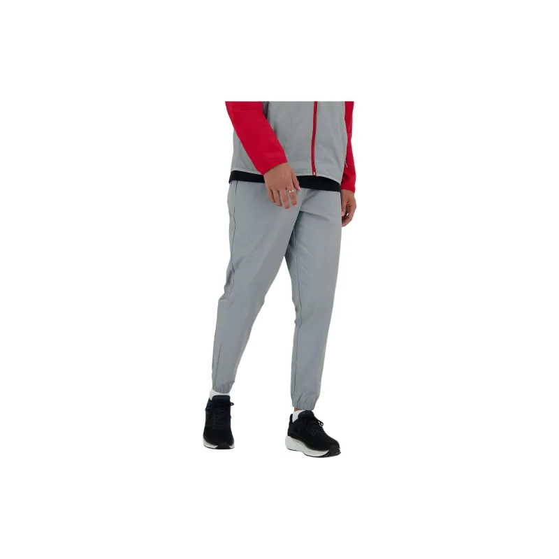 New Balance Athletics Stretch Woven Jogger Casual Pants Men's Light Gray-6