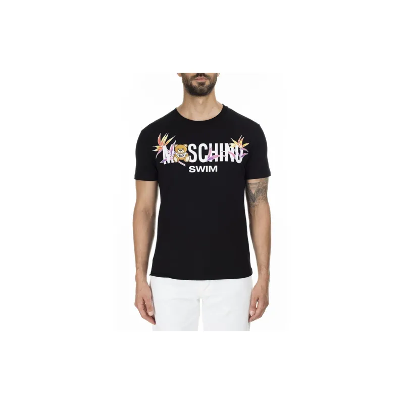 MOSCHINO T Shirts Men Black-3