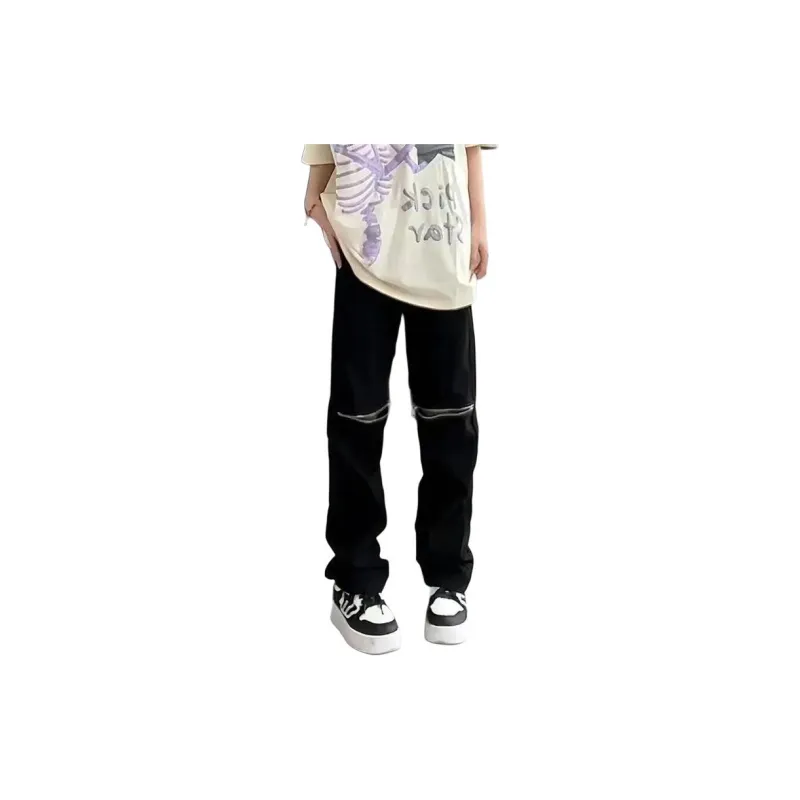 MGXEK Jeans Unisex Black-3