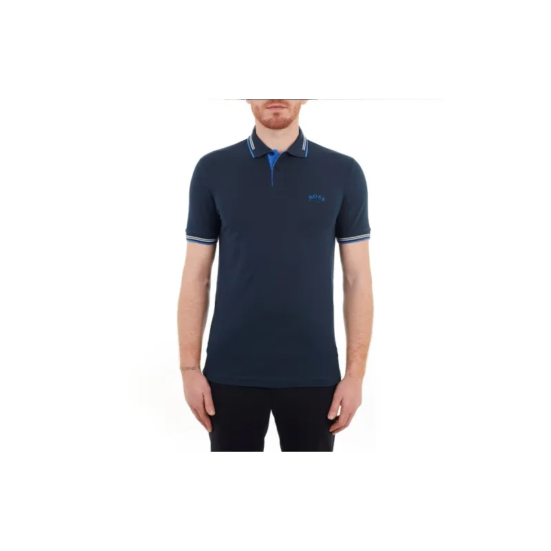 HUGO BOSS Polo Shirts Men Dark Blue-2