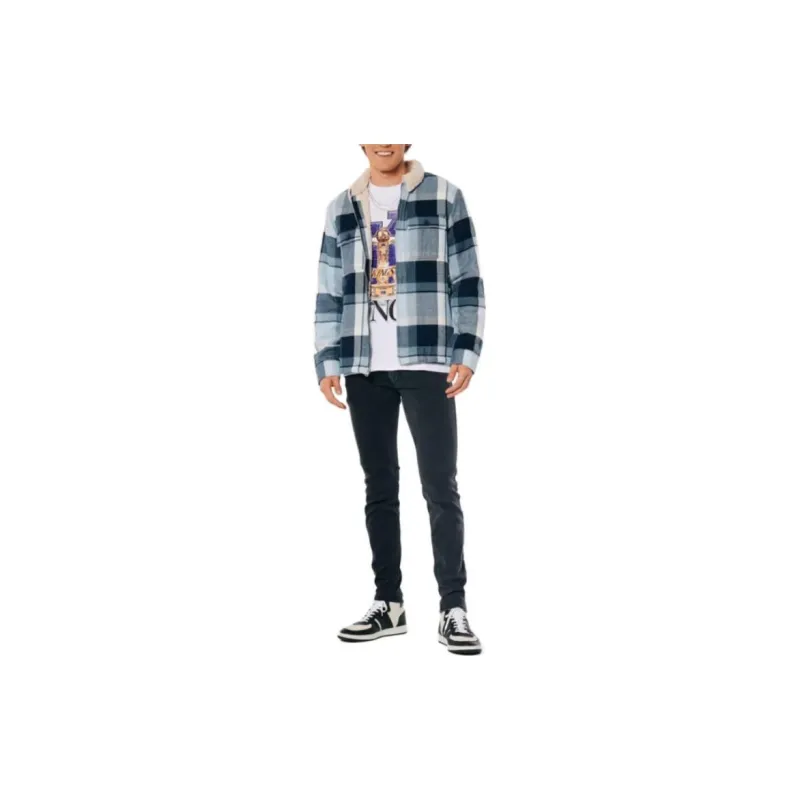 Hollister Jackets Men Blue-1