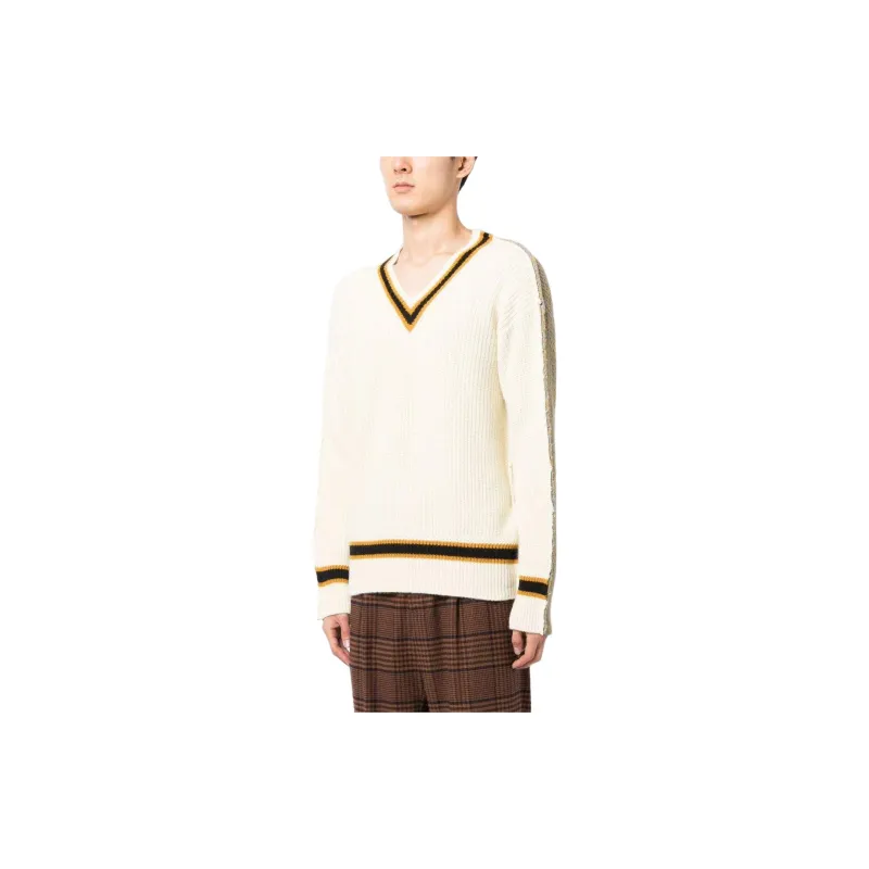 MARNI V neck Knitted Jumper-2