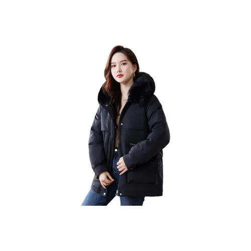 CARBAMMI Puffer Jackets Women's Black