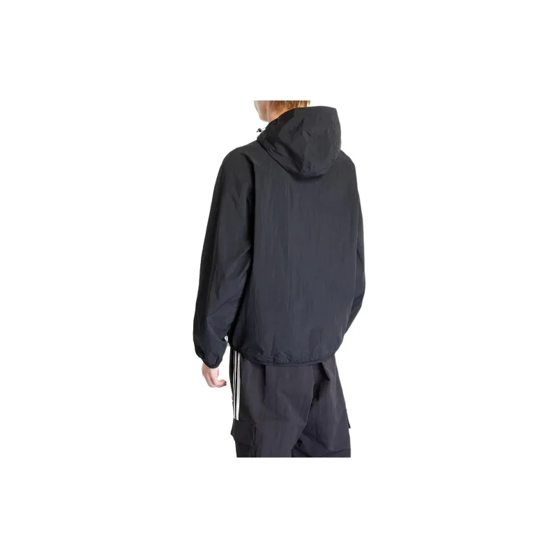 Adidas Logo Detailed Zipped Windbreaker-5