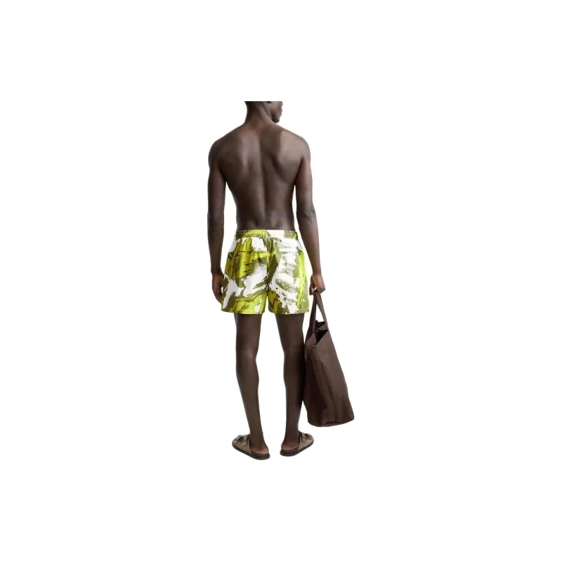 ZARA Swimming Shorts Men's Neon Orange-3
