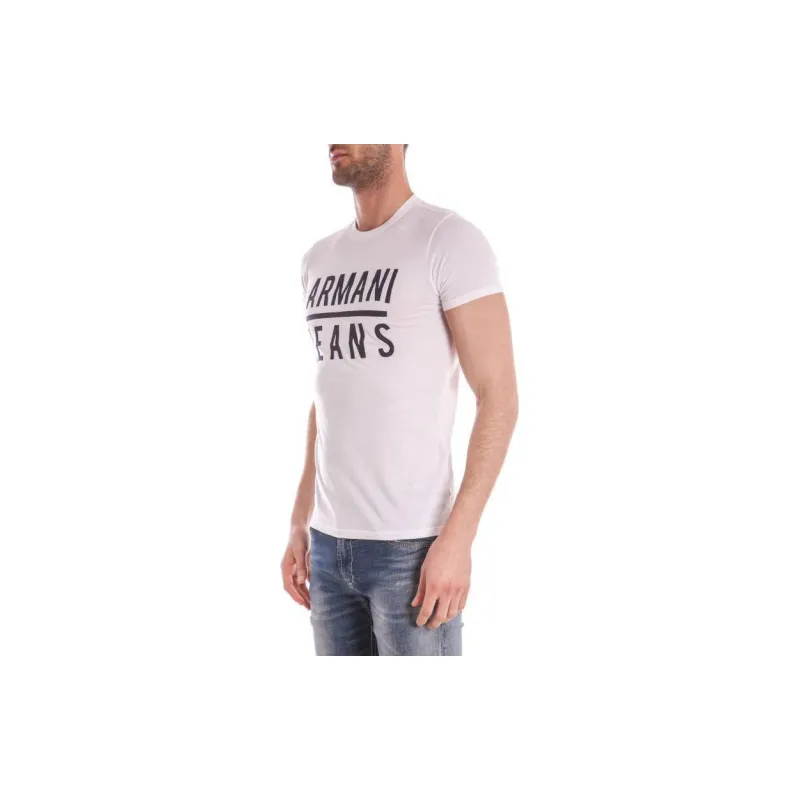 ARMANI JEANS T Shirt Men's White-2
