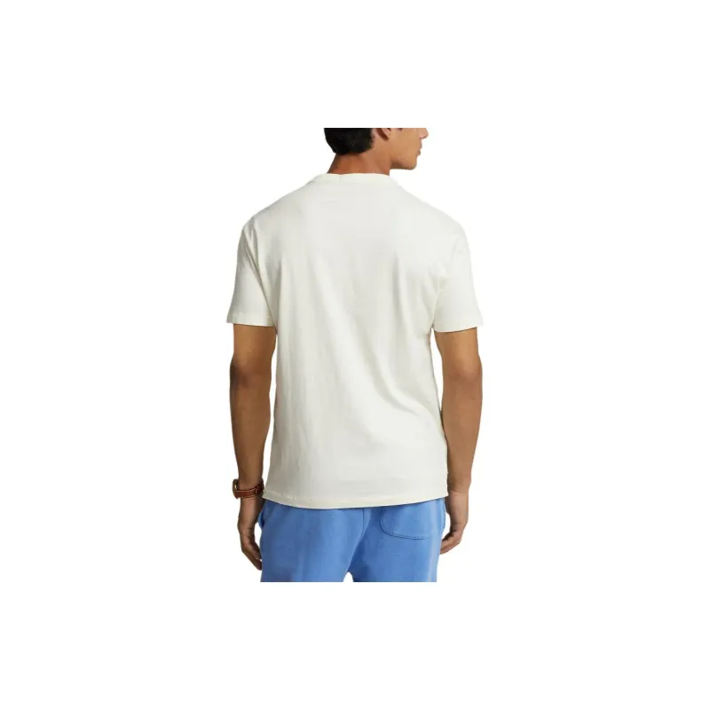 Polo Ralph Lauren SS24 T Shirt Men's Club Cream-3