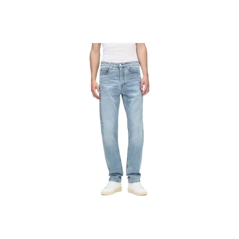 FRAME The Straight Stonewashed Jeans-2