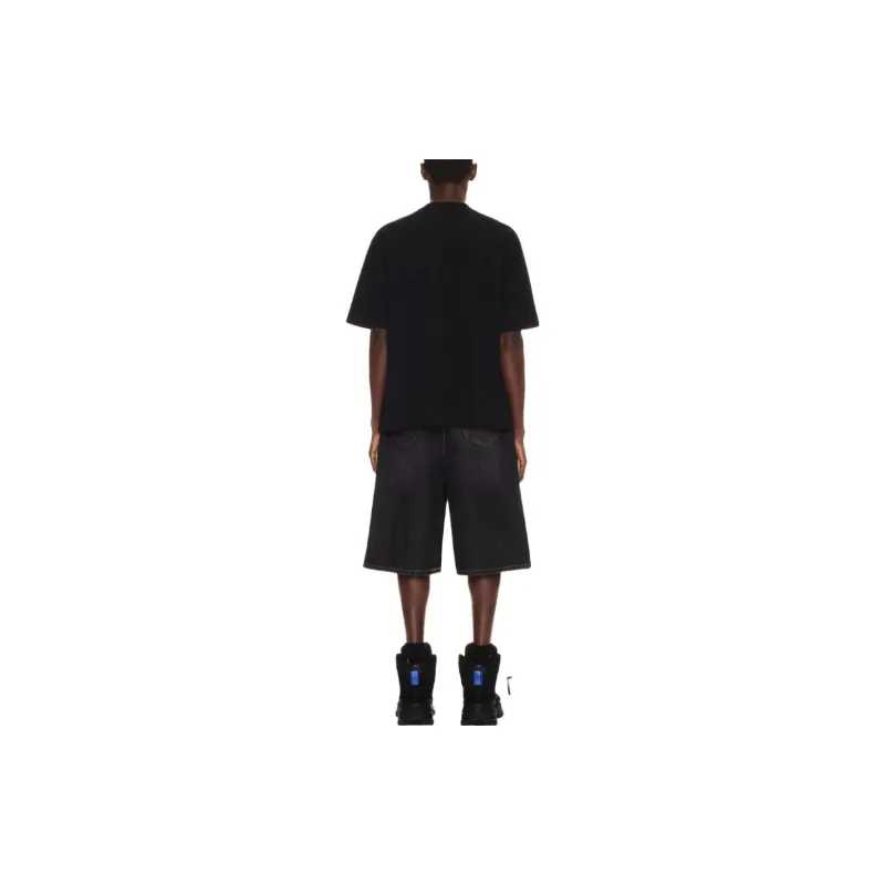 OFF WHITE Arrows Tab Denim Shorts-2