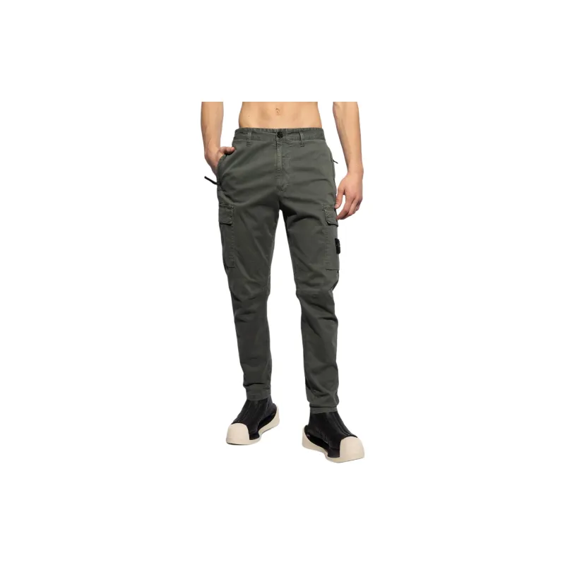 STONE ISLAND Cargo Pants Men's Army Green-2