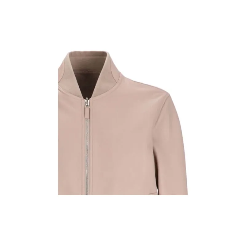 EMPORIO ARMANI Leather Jacket Men's Light Pink-2