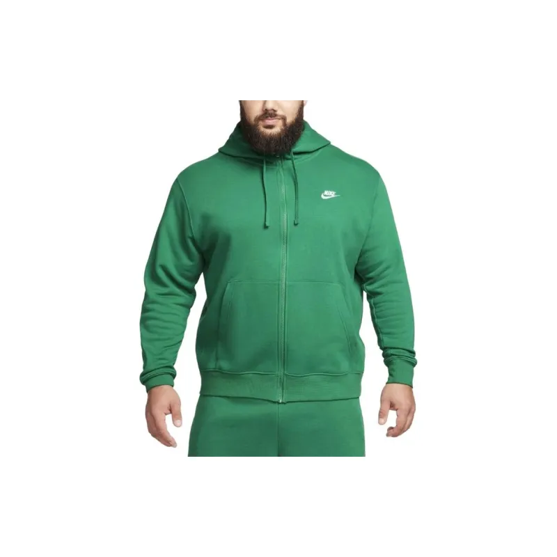 Nike Full Zip Hoodie Jackets Coats Men's Green-3
