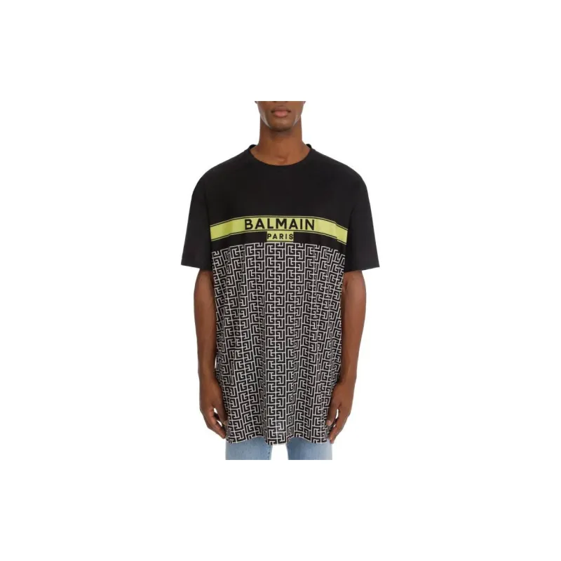 BALMAIN SS23 T Shirt Men's Black-1