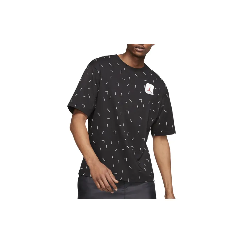 Jordan T Shirts Men Black-1