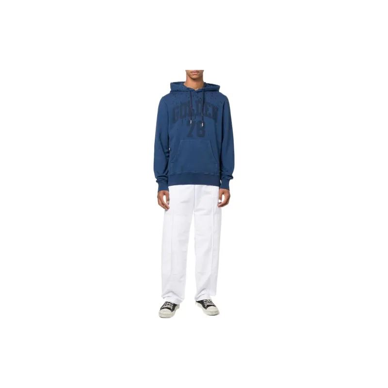Golden Goose Sweatshirts Men Blue-1
