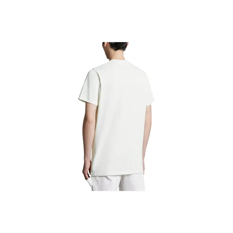 Moncler Appliqué logo Cotton T shirt-2