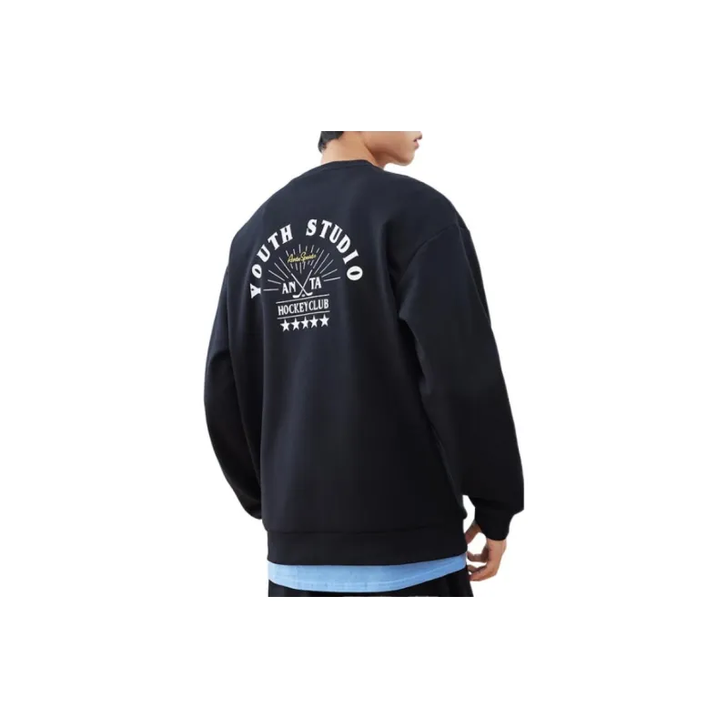 Anta Sweatshirt Unisex Basic Black-3