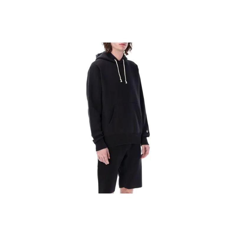 Champion Logo Patch Drawstring Hoodie-3