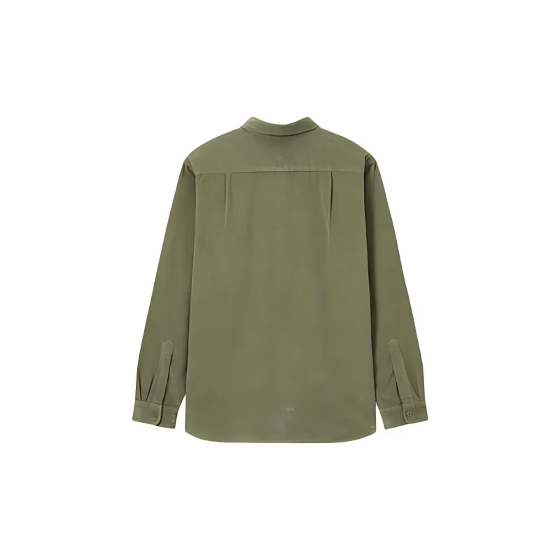 LACOSTE Shirt Unisex Khaki Green-1