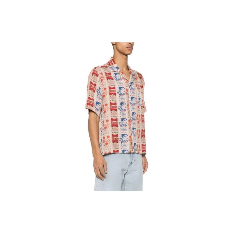 RHUDE Voyage De RHUDE Silk Shirt-3
