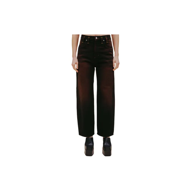 ECKHAUS LATTA SS24 Jeans Unisex Dark Brown-4
