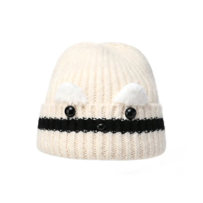 FREE RABBITⅡ Japanese Style Cartoon Beanie Unisex-4