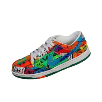 Jarritos x Nike SB Anti Slip Wear Resistant Low Top Skateboard Shoes Unisex Orange Blue White