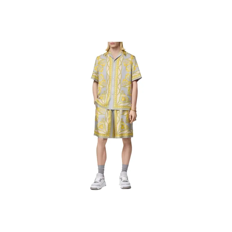 VERSACE La Coupe Des Dieux Straight Leg Shorts-1