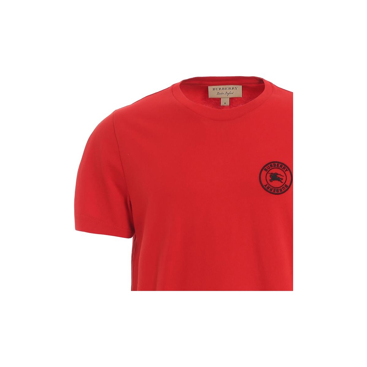 Burberry JENSON ロゴ刺繍 Tシャツ Burberry Jenson Embroidered Logo Cotton T-shirt - POIZON