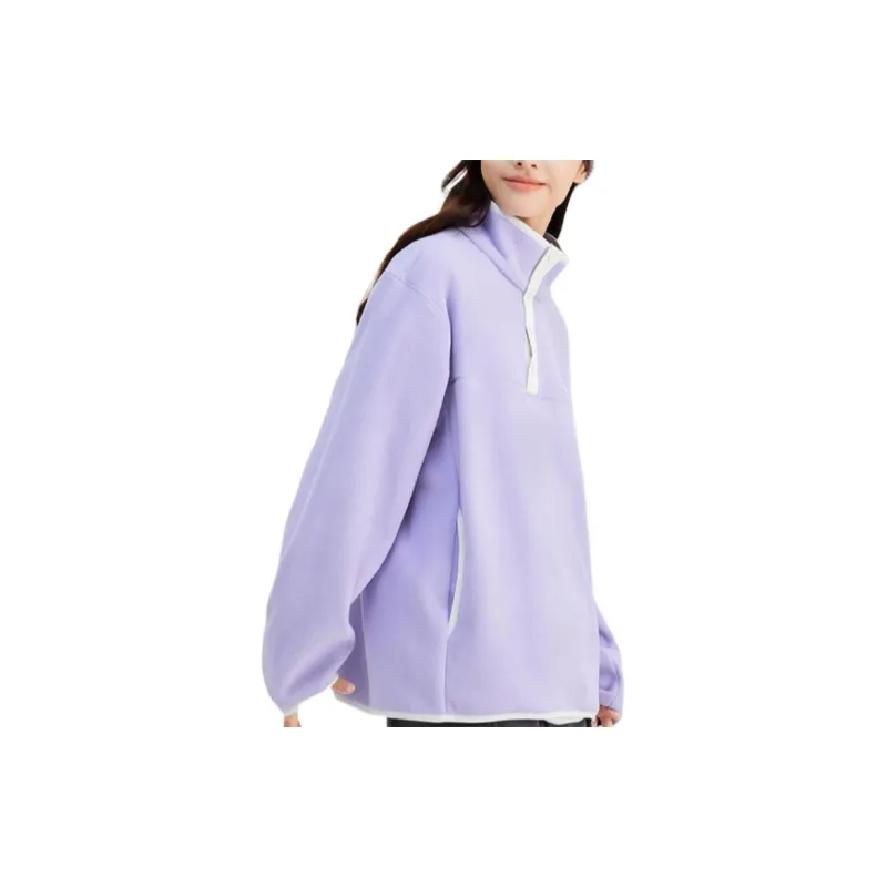 Skechers Sports Alliance Series Velvet feel Coat Unisex Lavender-1