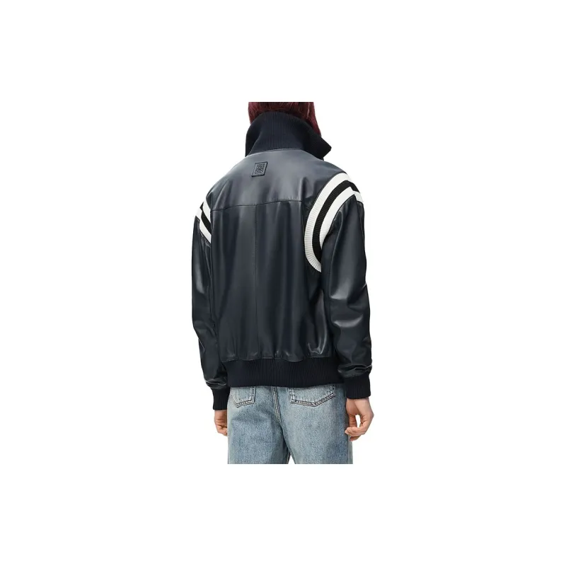 LOEWE High Waist Zip Up Bomber Jacket-2