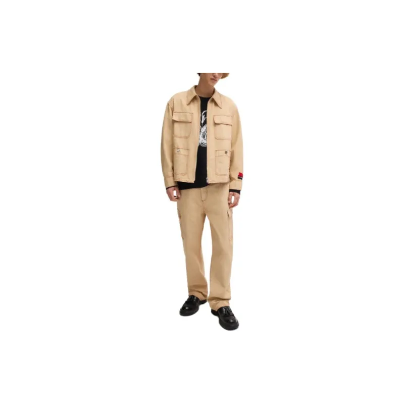 HUGO BOSS x Les Benjamins Jackets & Coats Men's Copper Brown-1