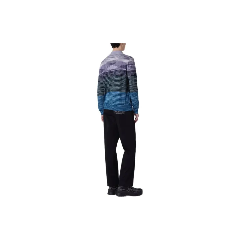 MISSONI Striped Polo Shirt-1