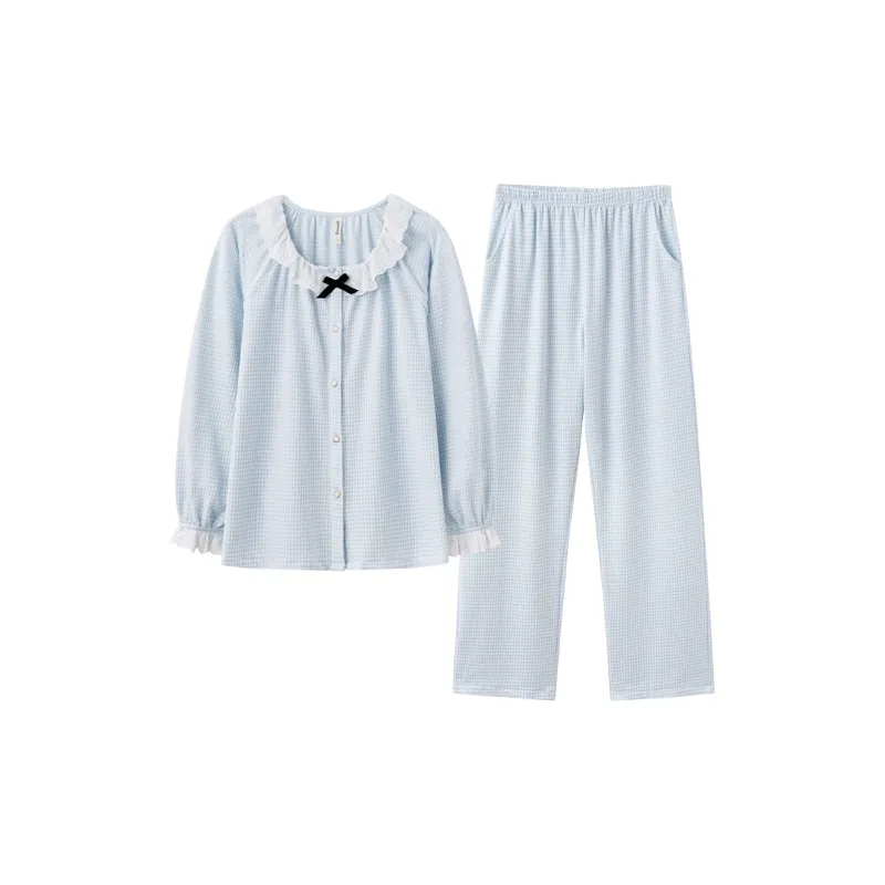 Princess Mark Pajama Set Women's Cream Blue-0