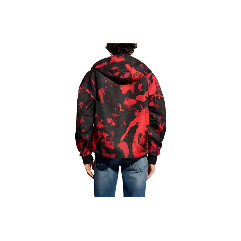 Alexander McQueen Graphic Printed Hooded Jacket-3