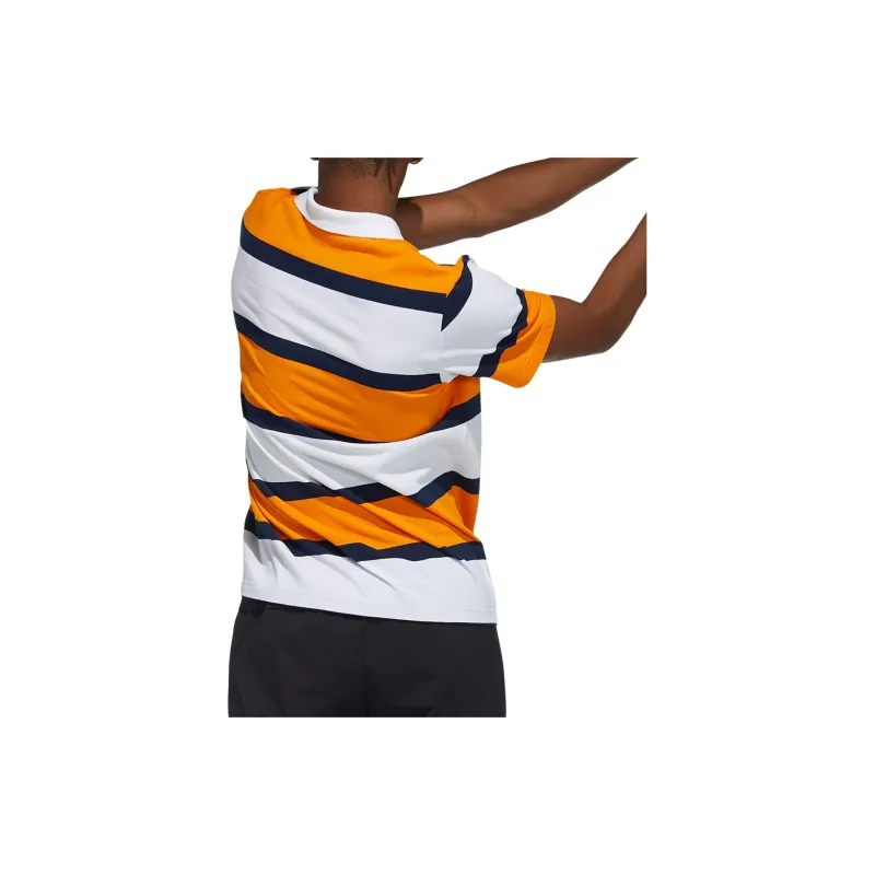 Adidas Set in Sleeve T Shirt Men's Yellow-2