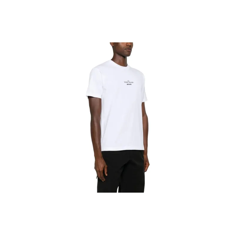 STONE ISLAND Archivo Logo print T shirt-3