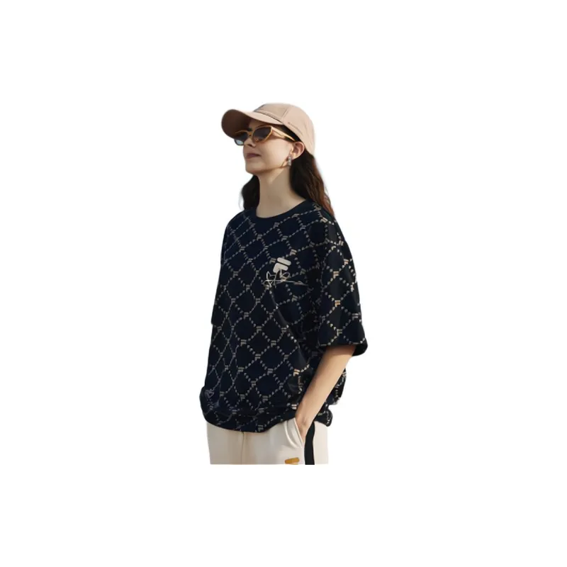 FILA FUSION FOB T Shirt Unisex Jet Black-6